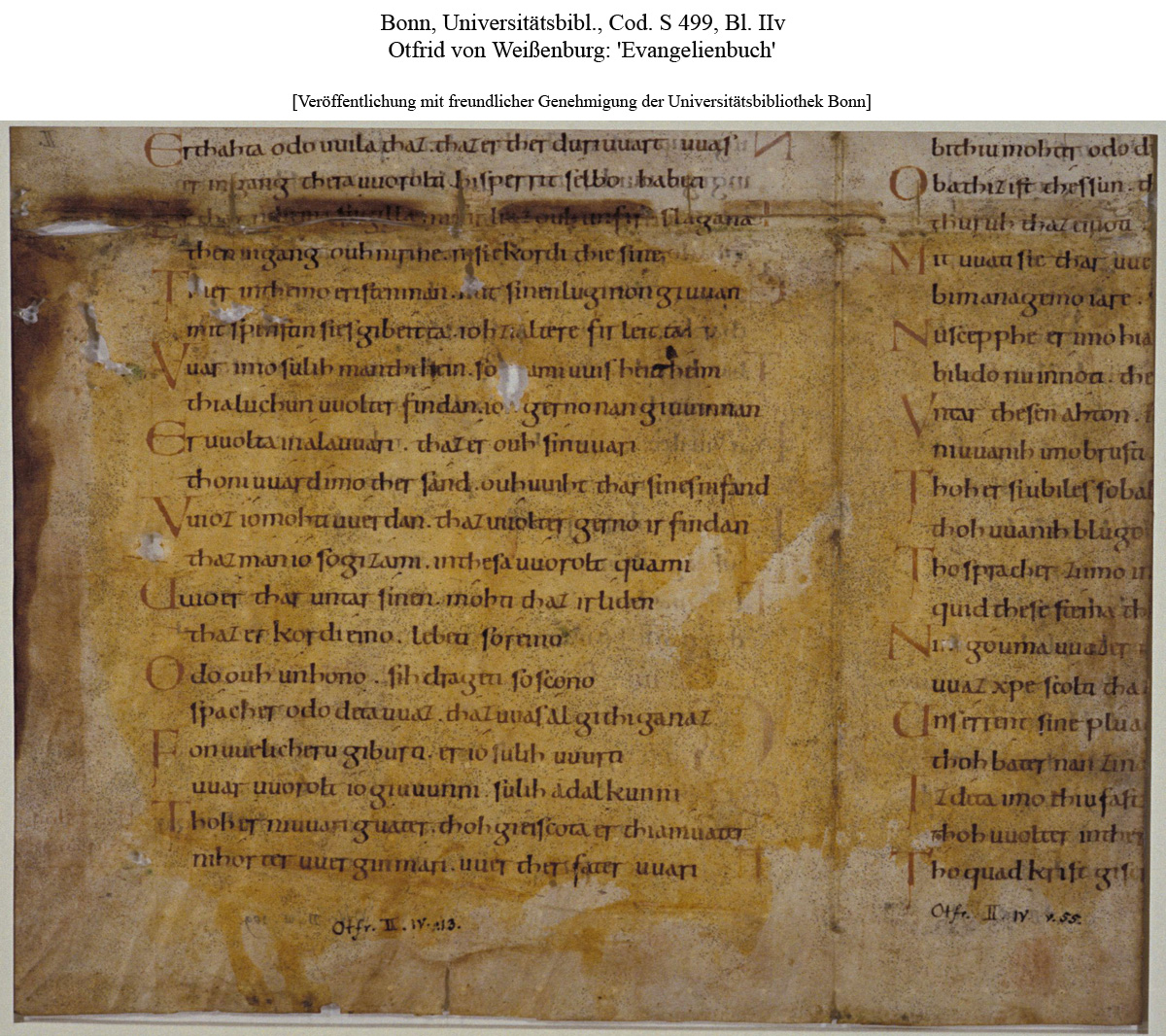 Handschriftencensus Discissus Bonn, Universitätsbibl., Cod. S 499 usw.